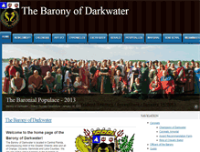 Tablet Screenshot of baronyofdarkwater.org